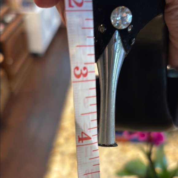 Black Patent Leather Heeled Sandals - Picture 9 of 9